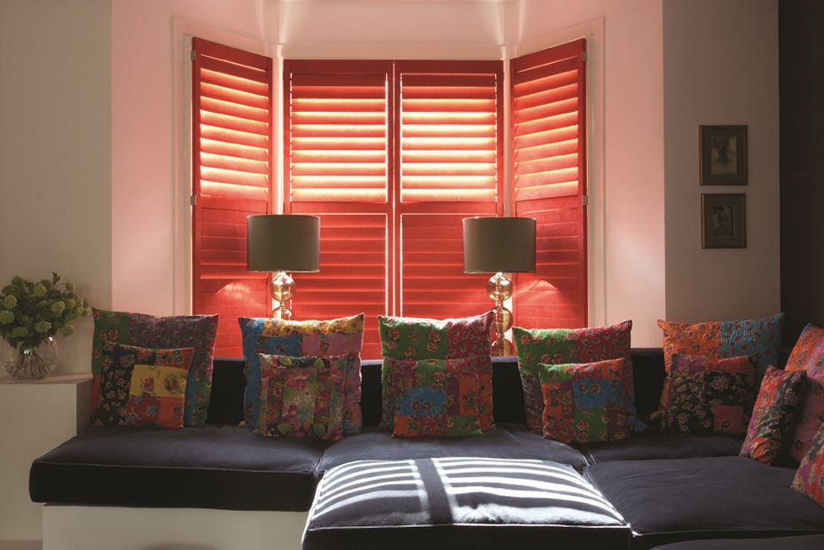 December leather look shutters