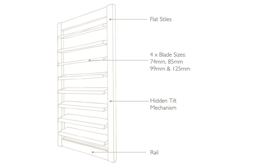 New york shutter technical drawing