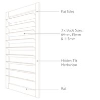 Technical drawing Soho Shutters