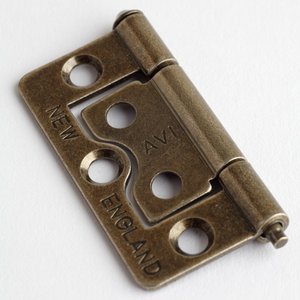 Tnesc Flush hinge antique brass