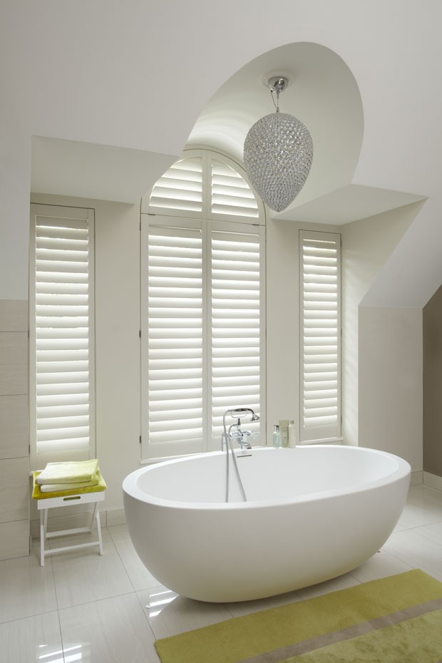 Manhattan bathroom shutters