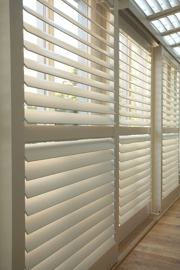 Conservatory sliding shutters